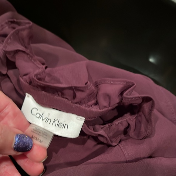 Calvin Klein Plum & Gold Long Sleeve - Picture 7 of 8